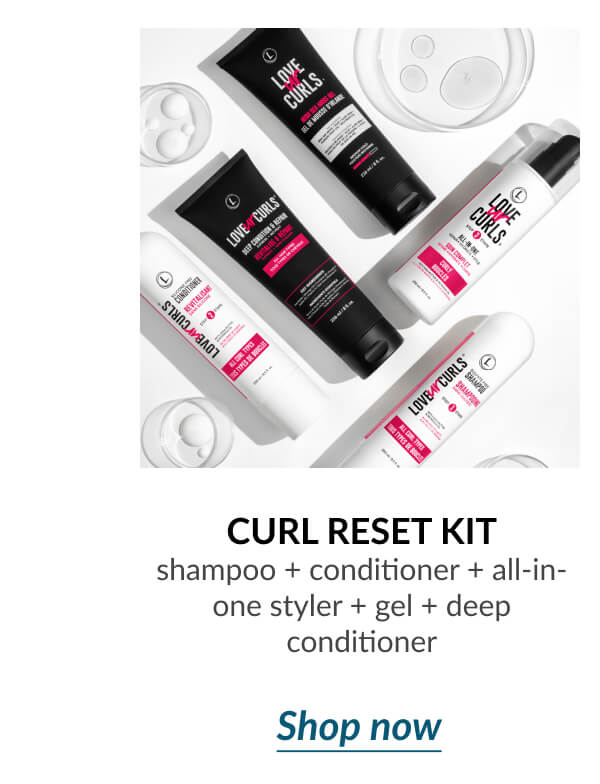 Curl Reset Kit shampoo + conditioner + all-in-one styler + gel + deep conditioner