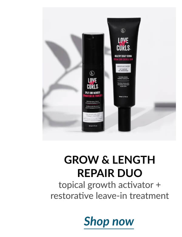 Grow & Length Repair Duo topical growth activator + restorative leave-in treatment