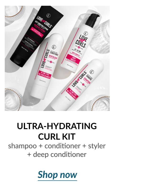 Ultra-Hydrating Curl Kit shampoo + conditioner + styler + deep conditioner